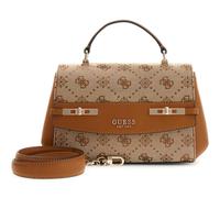 GUESS Melinda Logo Top Handle Bag Latte Logo