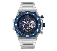 GUESS Men Analog Quartz Watch with Stainless Steel Strap GW0324G1