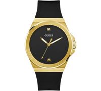 Guess Vinyl Herren Schwarz Uhr GW0790G1 Einheitsgröße