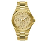 Guess Herrenuhr DASHBOARD – Multifunktionsuhr Quarz, Datum, 12/24-Std., gelbgoldfarben