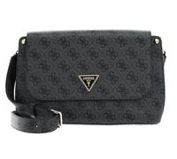 GUESS Meridian Flap Crossbody Bag Coal Logo