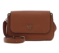 GUESS Meridian Flap Crossbody Bag Cognac