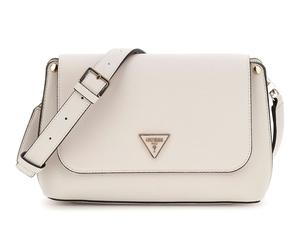 GUESS Meridian Flap Crossbody Bag Ivory