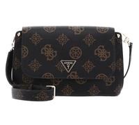 GUESS Meridian Flap Crossbody Bag Mocha Logo