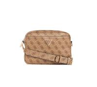 Guess Umhängetasche Meridian II 24 cm Latte Logo Braun Damen