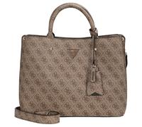 Guess Henkeltasche Meridian II Girlfriend Damen 30 cm Latte Logo