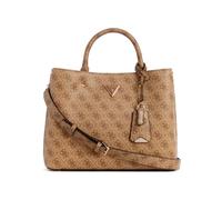 Guess Henkeltasche Meridian II Girlfriend Damen 30 cm Latte Logo