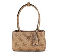 Guess Schultertasche Meridian II 28 cm Latte Logo Braun Damen