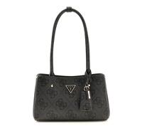 GUESS Meridian II Shoulder Satchel Bag Coal Logo