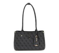 GUESS Meridian II Shoulder Satchel Bag Coal Logo
