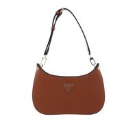 GUESS Meridian Mini Top Zip Shoulder Bag Cognac