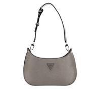 GUESS Meridian Mini Top Zip Shoulder Bag Pewter
