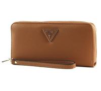 Guess Langbörse Damen Meridian SLG Large Zip Around cognac