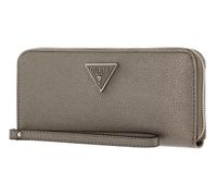 GUESS Meridian SLG Large Zip Around Wallet Pewter