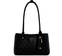 Guess Schultertasche Meridian – 4G-Logo, Lederimitat – Anthrazit – Damen
