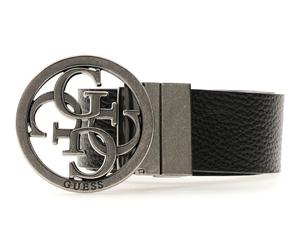 GUESS Milano Adjustable And Reversible Belt H35 W105 Black - kürzbar