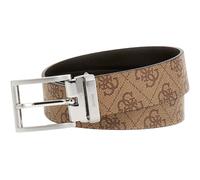 GUESS Milano Adjustable & Reversible Belt H35 W115 Beige Brown - kürzbar