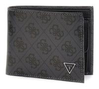 GUESS Kartenetui Milano Bifold No Coin Wallet Black dunkelgrau