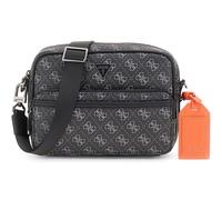 GUESS Milano Crossbody Double Zip Bag Dark Black