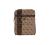 Guess Umhängetasche Milano mit Tabletfach Beige Brown