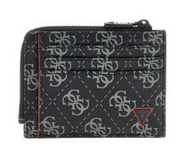 Guess Milano Small, Kartenetui, Portemonnaie, Schwarz-Grau