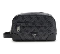 GUESS Kulturbeutel Milano Small Necessaire Black/Antracite dunkelgrau