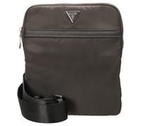 GUESS Milano Herren-Umhängetasche, flach, Deep Taupe, One Size, Milano Crossbody Flat