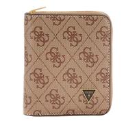 GUESS Milano Zip Around Wallet Beige Brown