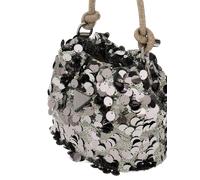 Guess Mini-Henkeltasche Holiday Shine, Anthrazit