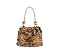 Guess Handtasche Holiday Shine Mini Bag 16 cm gold/bronze Größe T.U
