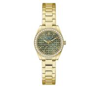 GUESS Mini Luna GW1100L2 Damenuhr aus Edelstahl, Glitz