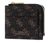 GUESS Mito Card Holder Dark Brown/Ochre