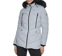 GUESS Mittelschwere Pufferjacke für Damen, Hooded Sterling, S
