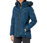 GUESS Mittelschwere Pufferjacke für Damen, Kurzer Puffer Deep Sea, S
