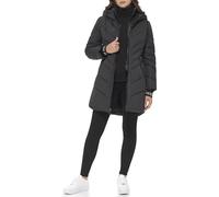 GUESS Mittelschwere Pufferjacke für Damen, Wasserabweisendes Anthrazit, L