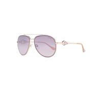 Guess Aviator Womens Glänzend Rose Gold Bordeaux Spiegel GF0344 Einheitsgröße