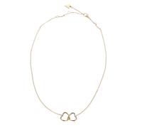 GUESS Mon Amour Two Hearts Necklace Yellow Gold