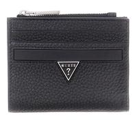 GUESS Monaco Bifold Top Zip Wallet Black