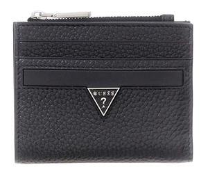 GUESS Monaco Bifold Top Zip Wallet Black