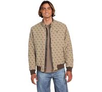 GUESS Monogramm-Jacke für Herren, Sandfarben, 4 g Logo-Kombination, M