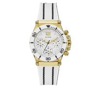 Guess Multifunktionsuhr gestreift, roségold, one, Armband