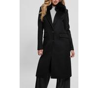 GUESS Nancy Fit Coat Faux Jet Black A996 Größe: XXL | Kunstfell-Jacken Outlet | Damen | Schwarz