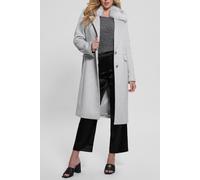 GUESS Nancy Fit Coat Faux Light Melange Grey M Größe: S | Kunstfell-Jacken Outlet | Damen | Grau