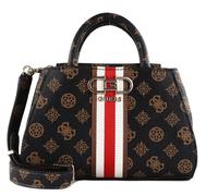 GUESS Nelka Mini Satchel Mocha Logo 