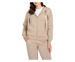 Guess - Neues Scuba-Sweatshirt mit Kapuze - - Sweatshirts & Hoodies - Damen - Beige - S