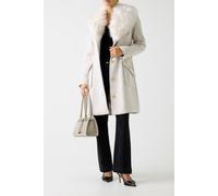 GUESS New Alice Coat Wind Cloud Größe: 46 | Einreihige Mäntel Outlet | Damen