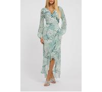 GUESS New Baja Dress Dusty Fern Jungle Pr Größe: XS | Maxikleider Outlet | Damen