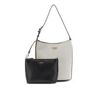 GUESS Nicolette Bucket Shoulder Bag Natural / Black