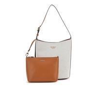 GUESS Nicolette Bucket Shoulder Bag Natural/Caramel