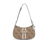 Guess Noelle 4G Logo Schultertasche hellbraun, Lederimitat, Damen